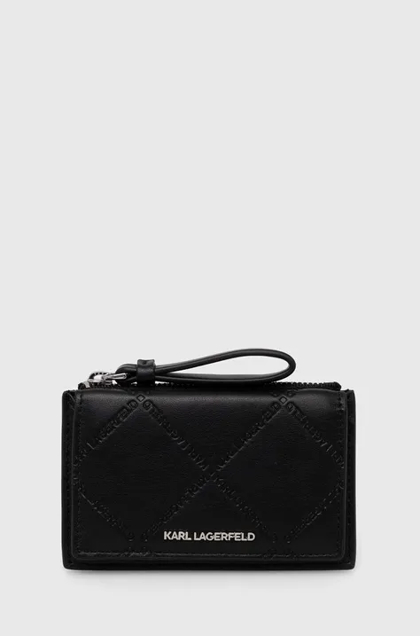 Karl Lagerfeld portofel femei, culoarea negru
