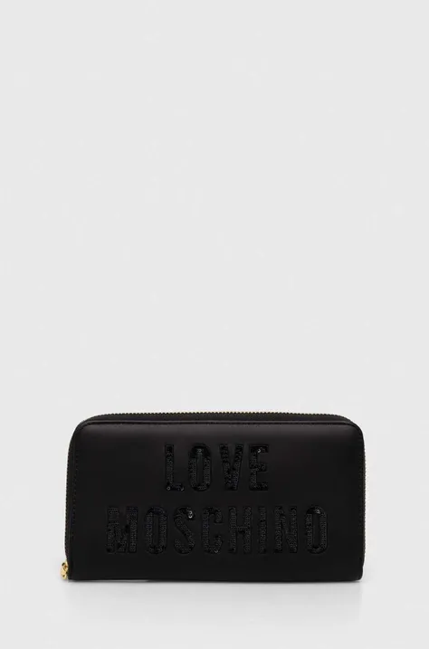 Πορτοφόλι Love Moschino χρώμα: μαύρο