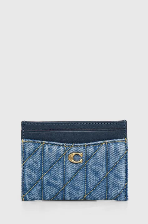 Coach portacarte colore blu