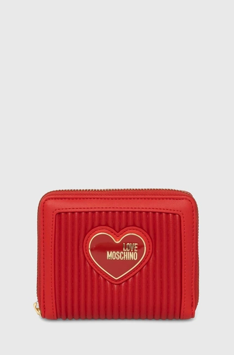 Портмоне Love Moschino дамски в червено JC5619PP1GLA1500