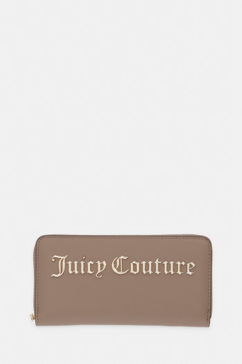 Juicy Couture portfel damski z imitacji skóry beżowy WIJJM5341WVP