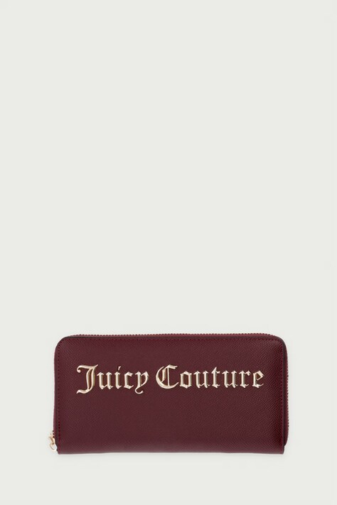 Juicy Couture Portfel damski z imitacji skóry Jasmine bordowy WIJJM5341WVP