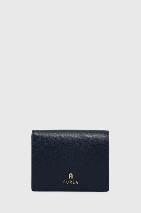 Kožená peňaženka Furla dámska, tmavomodrá farba, WP00304.ARE000.2717S