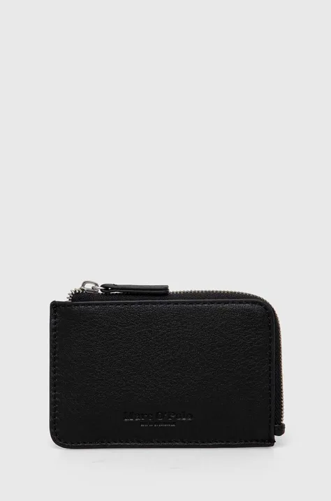 Kožená peňaženka Marc O'Polo pánsky, čierna farba