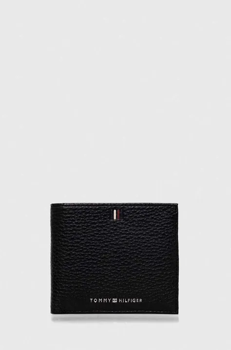 Tommy Hilfiger portfel skórzany męski kolor czarny