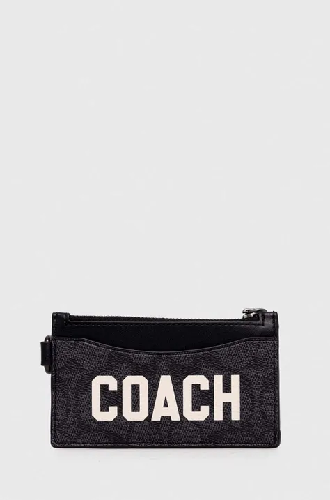 Чехол на карты Coach цвет серый