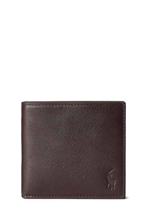 Polo Ralph Lauren portofel de piele bărbați, culoarea maro 405913723