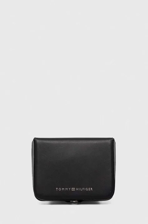 Tommy Hilfiger portofel de piele bărbați, culoarea negru AM0AM12322