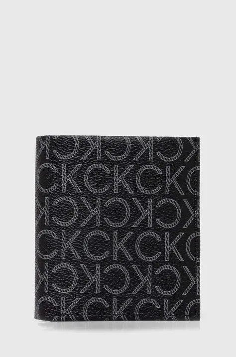 Peňaženka Calvin Klein pánsky, čierna farba, K50K511673