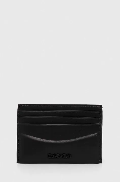 Чохол на банківські карти Calvin Klein колір чорний