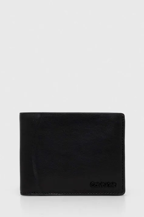 Calvin Klein portofel bărbați, culoarea negru K50K511696