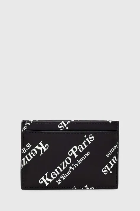 Kožené pouzdro na karty Kenzo Card Holder černá barva, FE55PM510L45.99