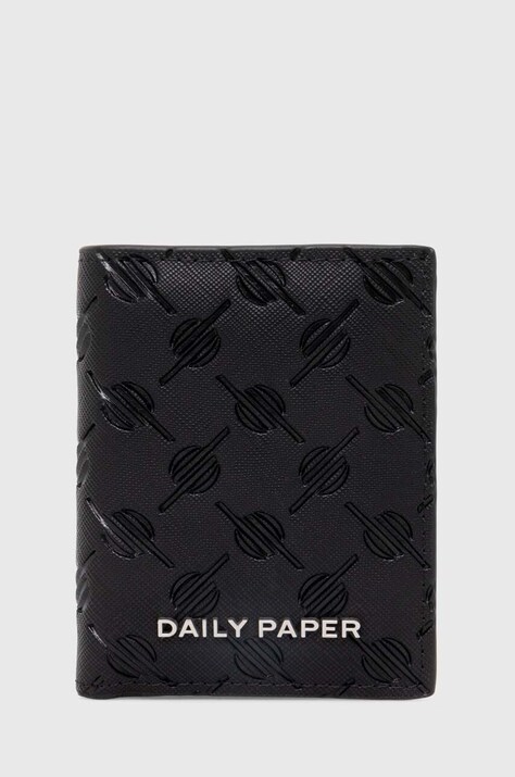 Peňaženka Daily Paper Kidis Monogram Wallet čierna farba, 2321157