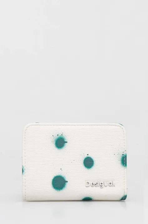 Desigual portfel kolor biały