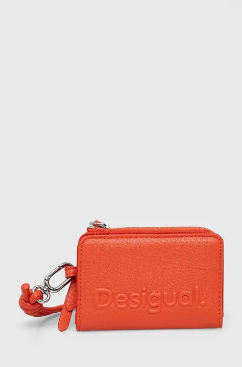 Peňaženka Desigual oranžová farba, 24SAYP02