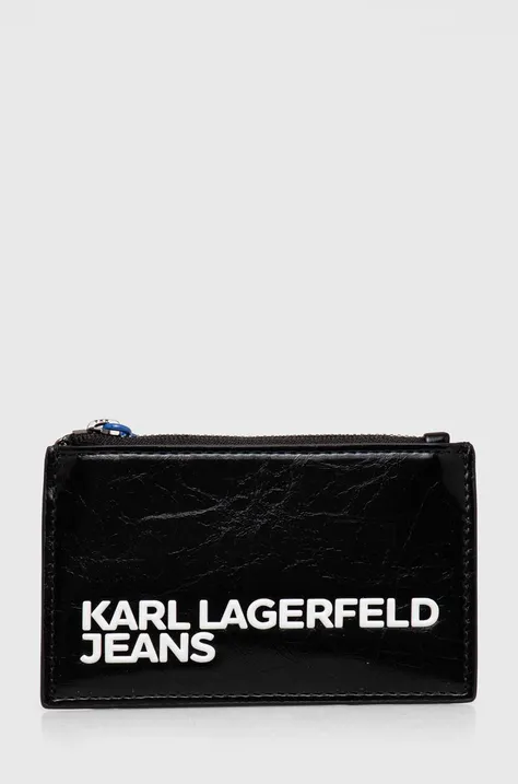 Denarnica Karl Lagerfeld Jeans črna barva