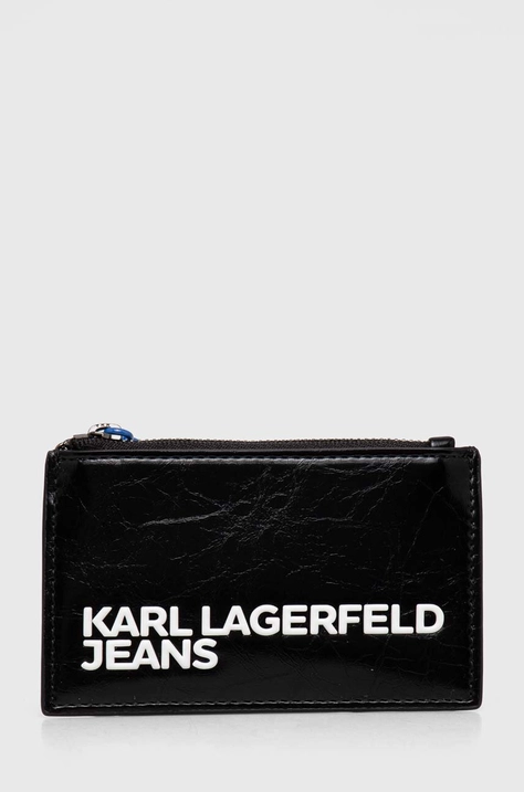 Karl Lagerfeld Jeans portfel kolor czarny