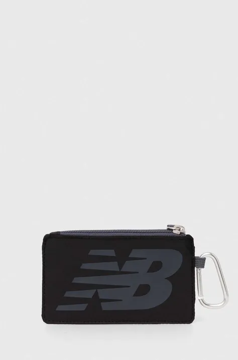 Πορτοφόλι New Balance χρώμα: μαύρο, LAB23094BK