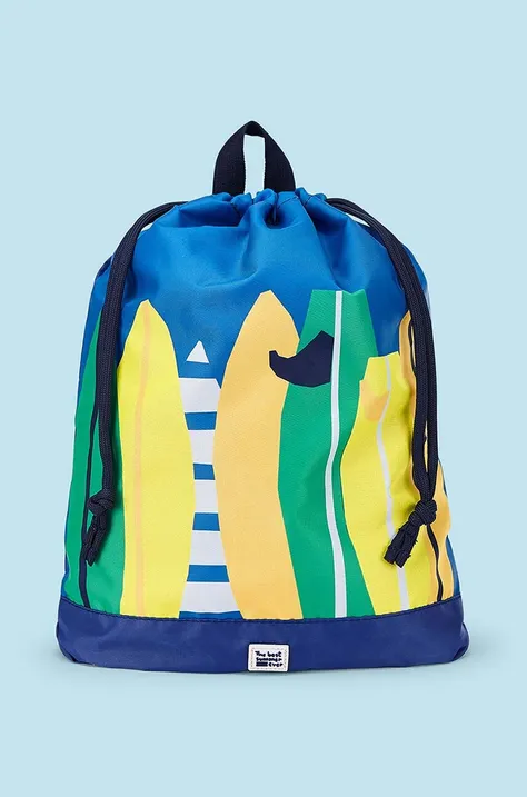 Mayoral plecak dziecięcy kolor niebieski z nadrukiem