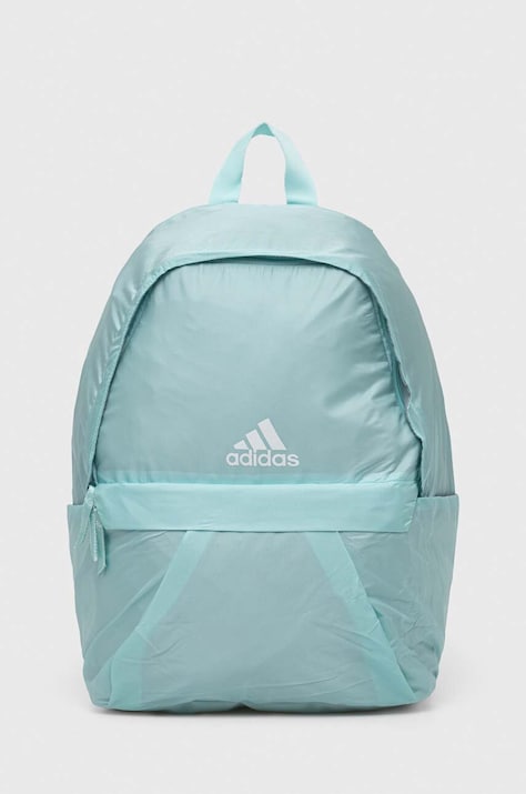 Ruksak adidas za žene, boja: tirkizna, veliki, bez uzorka