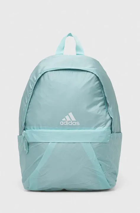 Ruksak adidas za žene, boja: tirkizna, veliki, bez uzorka