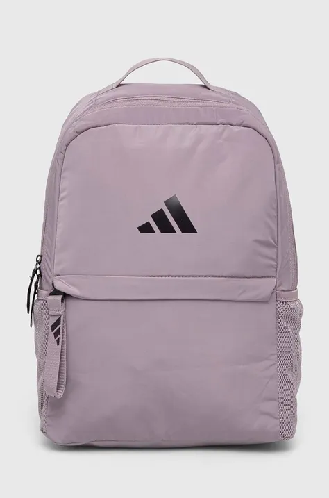 Рюкзак adidas Performance жіночий колір фіолетовий великий з принтом