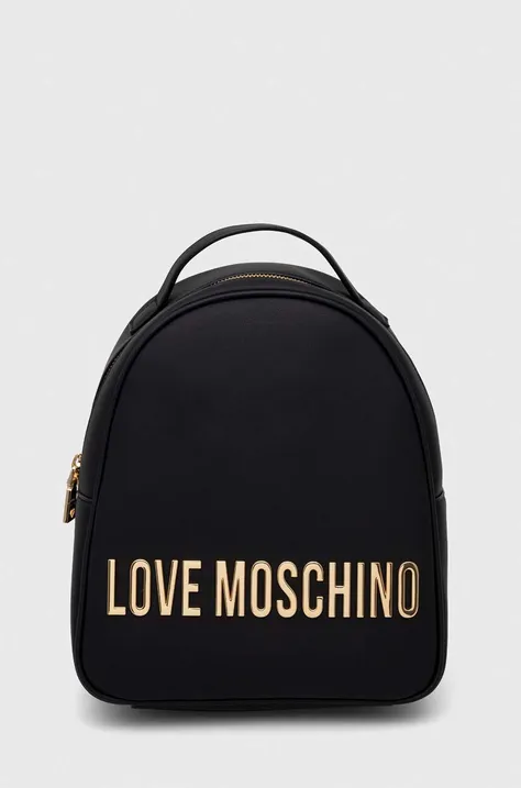 Love Moschino rucsac femei, culoarea negru, mic, neted