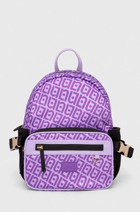 Liu Jo rucsac femei, culoarea violet, mic, modelator