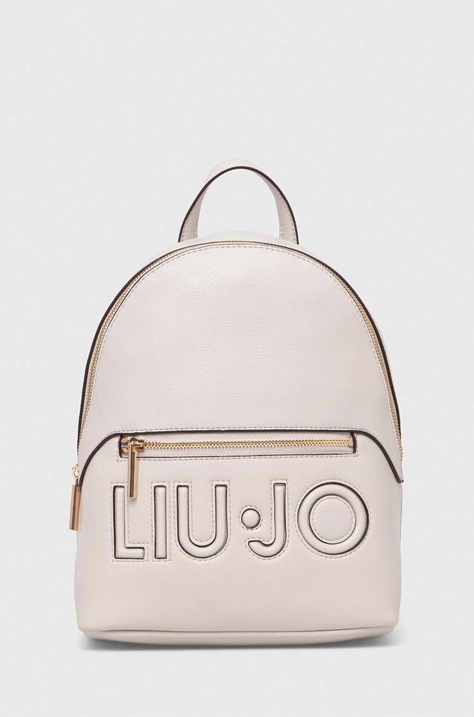 Liu Jo rucsac femei, culoarea bej, mic, neted