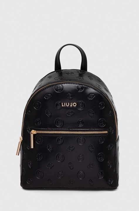 Liu Jo rucsac femei, culoarea negru, mic, modelator