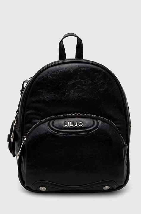 Liu Jo rucsac femei, culoarea negru, mic, neted