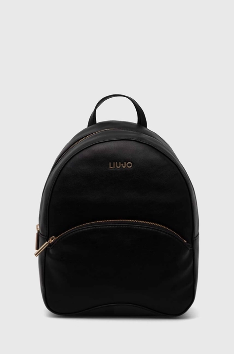 Liu Jo rucsac femei, culoarea negru, mic, neted