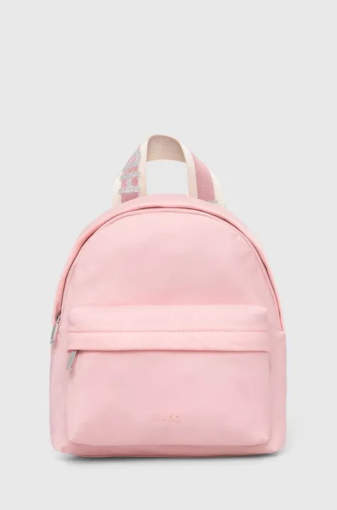 Рюкзак HUGO жіночий колір рожевий малий однотонний 50511898