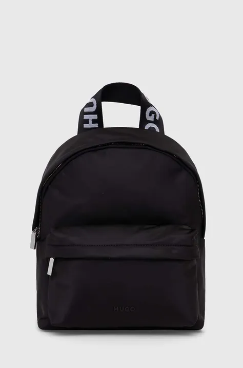 Рюкзак HUGO жіночий колір чорний малий однотонний 50511898