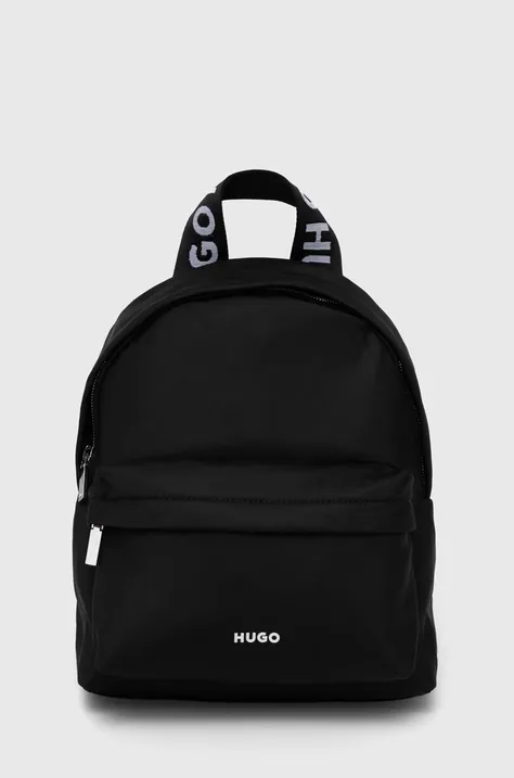 Рюкзак HUGO жіночий колір чорний малий однотонний 50511898