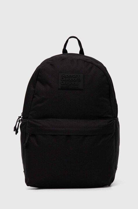 Superdry Plecak damski kolor czarny duży gładki