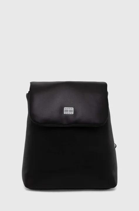 Рюкзак Tommy Jeans жіночий колір чорний малий однотонний