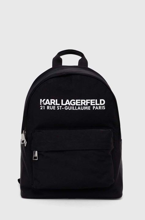 Σακίδιο πλάτης Karl Lagerfeld χρώμα: μαύρο