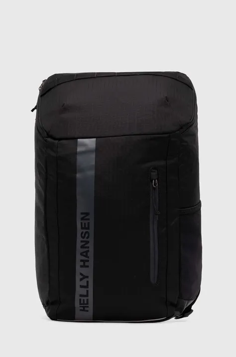 Helly Hansen plecak Spruce 25L damski kolor czarny duży z nadrukiem 67540