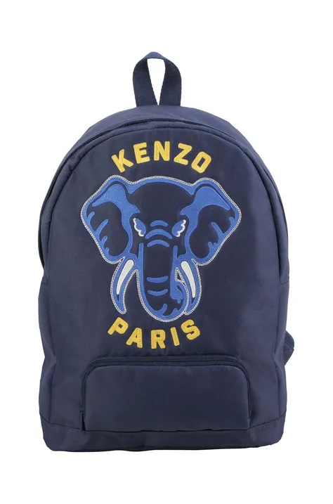 Kenzo Kids zaino bambino/a colore blu con applicazione