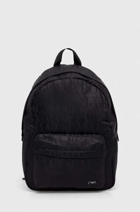 Дитячий рюкзак Emporio Armani колір чорний малий однотонний