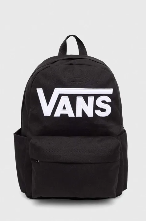 Detský ruksak Vans OLD SKOOL GROM BACKPACK čierna farba, veľký, s nášivkou