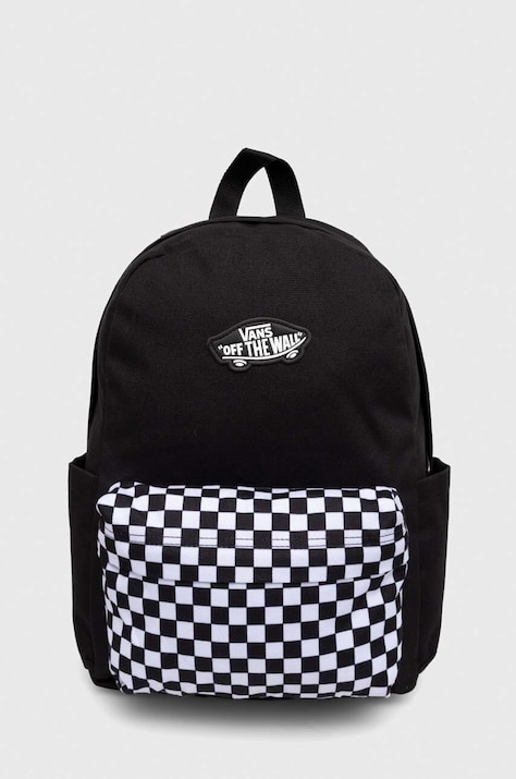 Раница Vans OLD SKOOL GROM BACKPACK в черно голям размер с десен
