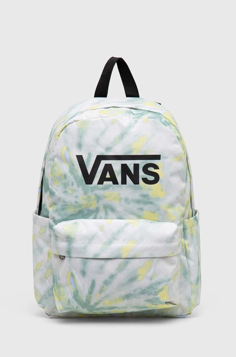 Vans plecak dziecięcy OLD SKOOL GROM BACKPACK kolor zielony duży wzorzysty