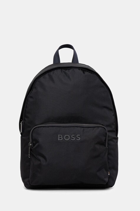 BOSS rucsac culoarea negru, mare, cu imprimeu, 50511918