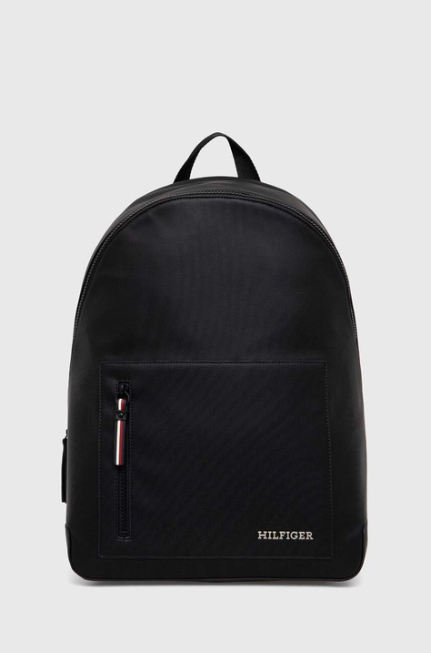 Tommy Hilfiger rucsac bărbați, culoarea negru, mare, uni AM0AM11782