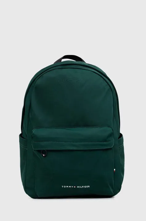 Рюкзак Tommy Hilfiger чоловічий колір зелений великий однотонний