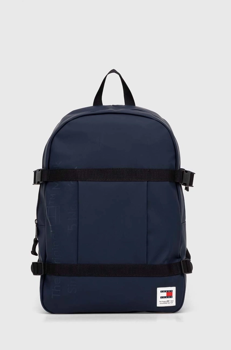 Tommy Jeans rucsac bărbați, culoarea negru, mare, uni AM0AM11961