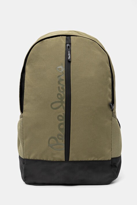 Pepe Jeans rucsac barbati, culoarea verde, mare, cu imprimeu