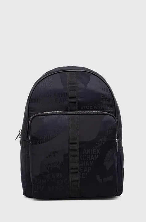 Armani Exchange hátizsák sötétkék, férfi, nagy, sima